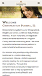 Mobile Screenshot of livingstoncountychiropractic.com